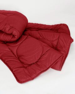 Microsilk Καπιτονέ Ζακάρ Πάπλωμα Point Υπέρδιπλη (220x240cm) Μπορντώ