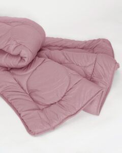 Microsilk Καπιτονέ Ζακάρ Πάπλωμα Point Super Υπέρδιπλη (240x260cm) Πούδρα