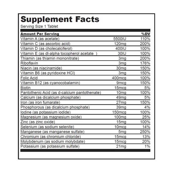 ONE-A-DAY 100tabs (Biotech Usa)