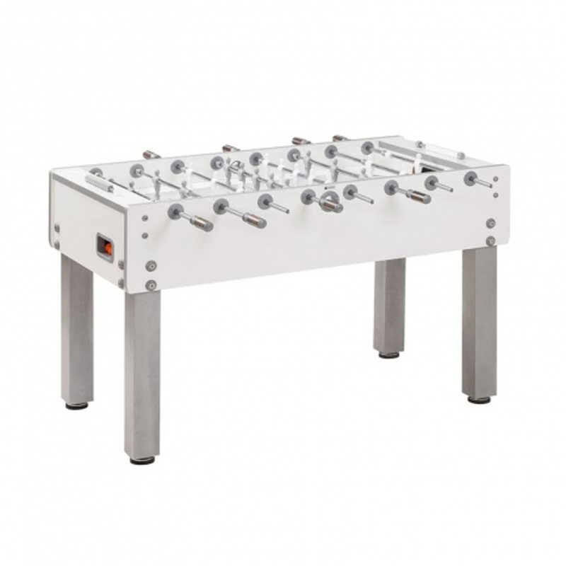 Ποδοσφαιράκι Garlando G-500 Pure White Εξερχόμενες Ράβδοι