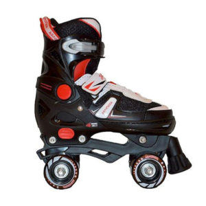 Αυξομειούμενα Roller Skates - Quads Αθλοπαιδιά, Κόκκινα Μ (37-40)