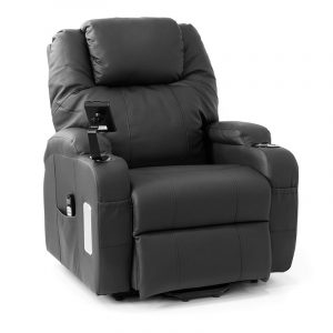 Ηλεκτρική Πολυθρόνα Ανύψωσης "Horizon" PU BLACK  09-2-188