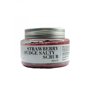 Strawberry fudge salty scrub, 250gr