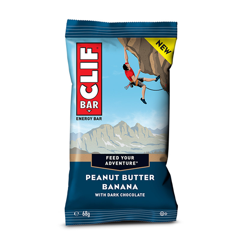 Ενεργειακή Μπάρα Clif Bar Peanut Butter Banana with Dark Chocolate 68gr Κουτί (12τεμ)