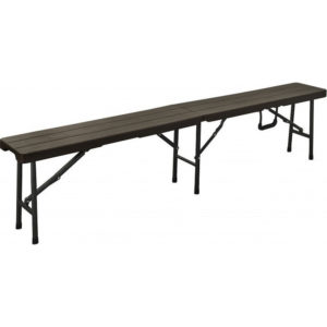 Παγκάκι Βαλίτσα Catering σε Απομίμηση Ξύλου 180x25x43cm