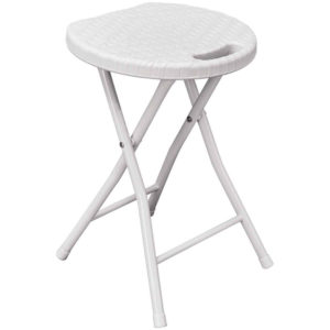 Πτυσσόμενο Σκαμπό Catering Λευκό 32x28,7x44,5 cm Campus  31-30766