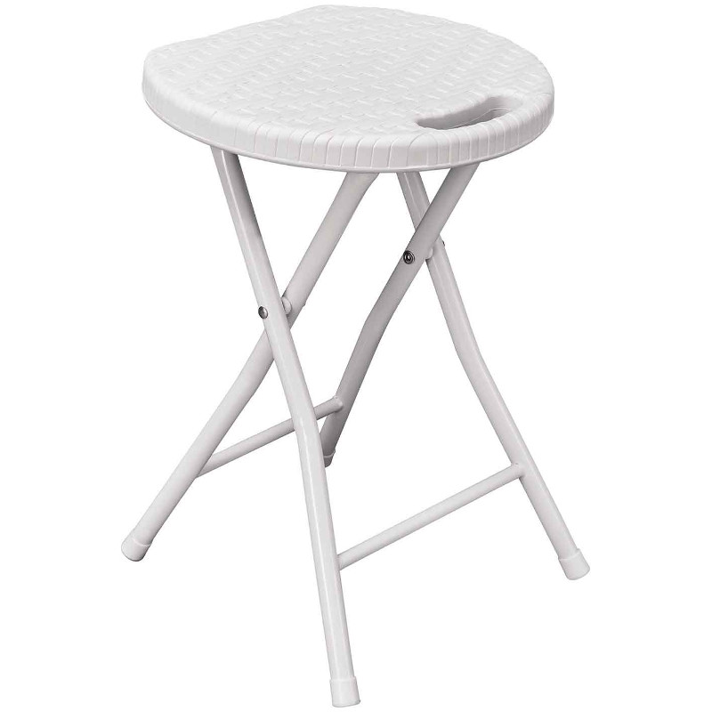 Πτυσσόμενο Σκαμπό Catering Λευκό 32x28,7x44,5 cm Campus  31-30766