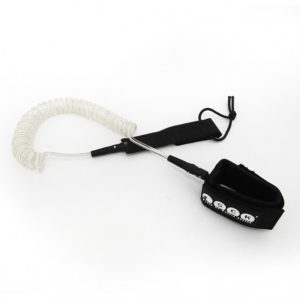 SUP leash σπιράλ 10ft - Διάφανο SCK