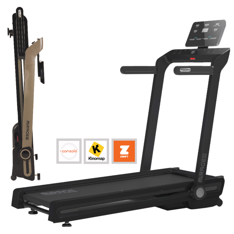 Διάδρομος γυμναστικής MIRAGE C-60 Full Black Slim Line TOORX