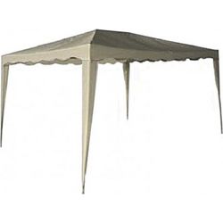 Κιόσκι Κήπου ΛΕΥΚΟ (ΑΝΟΙΧΤΟ ΕΚΡΟΥ) 3x4m Campus 10-22556-8