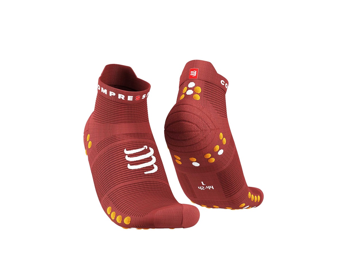 Compressport Pro Racing Kάλτσες V4.0 Run Low Apple/Cheddar