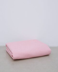 Βαμβακερή Πικέ Κουβέρτα Βρεφική Swing 130x170cm Ροζ